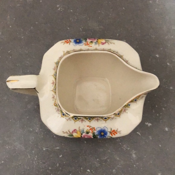 🇬🇧JOHN MADDOCK&SONS LTD, MADE IN ENGLAND, IVORY WARE, VINTAGE CREAM AND SUGAR. - Picture 3 of 16